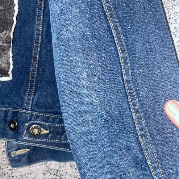 Vintage Silver Jeans denim jacket custom. - Picture 6 of 6